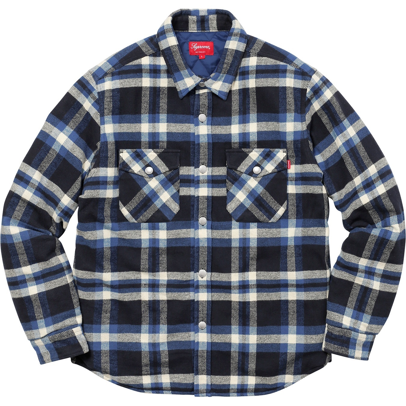 Quilted Arc Logo Flannel Shirt view 22